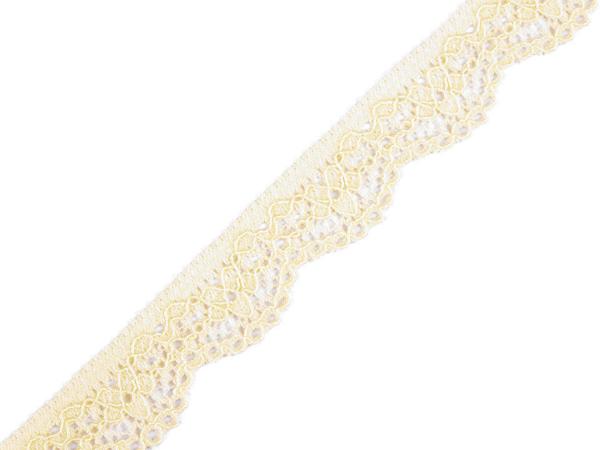 Wäschespitze elastisch Breite 16 mm Vanille
